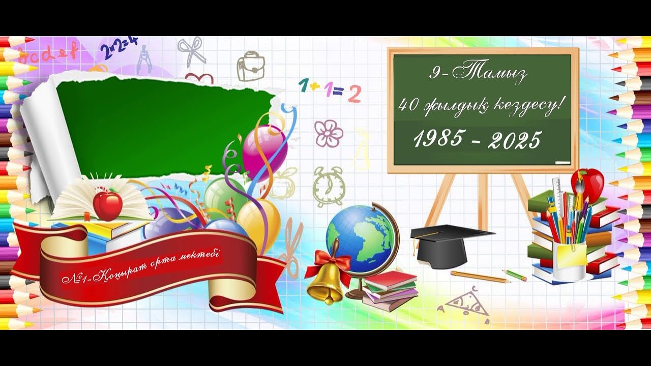 Мектептегі кездесу,Қоңырат мектеп 68 дер, 40 жылдық. 09.08.2025