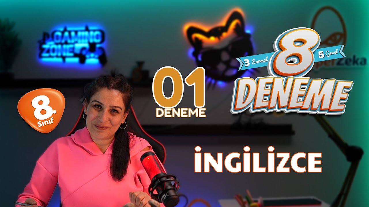 8. Sınıf İngilizce Deneme Soru Çözümü | Deneme 1