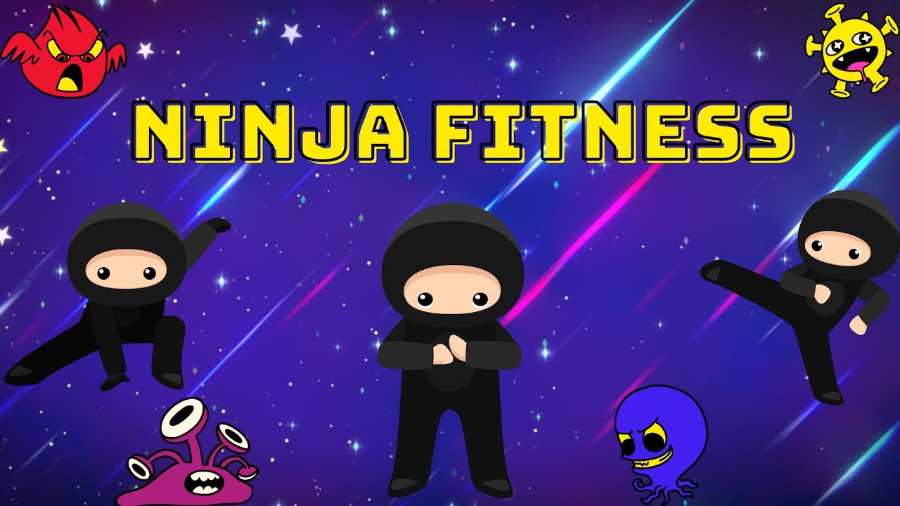 NINJA FITNESS - Kids Exercise Game - Brain Break