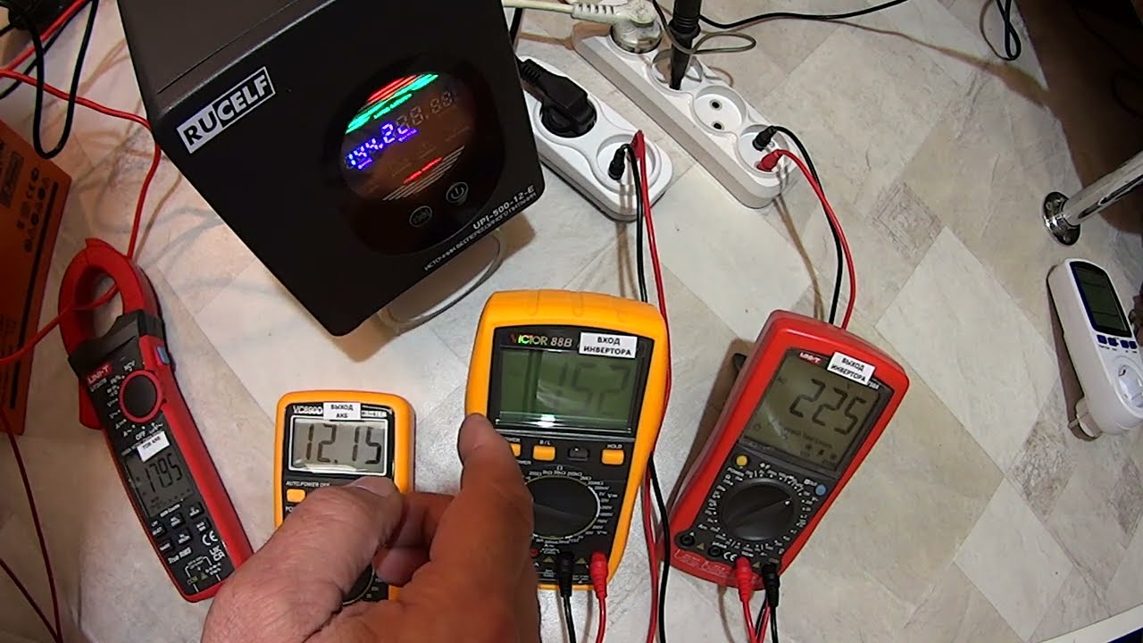 ИБП Rucelf UPI-500-12E  с чистой синусоидальной формой выходного напряжения