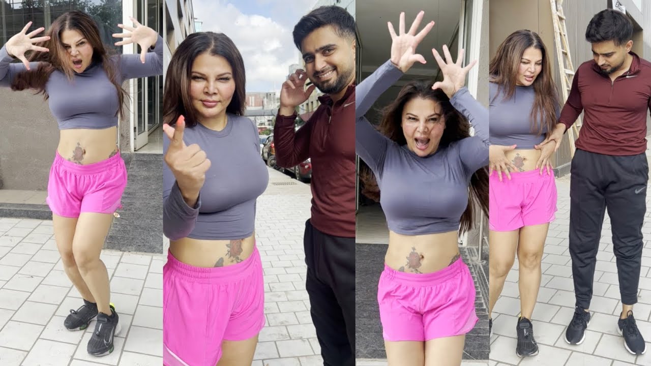 EXCLUSIVE: Rakhi Sawant ने किया Gym के बाहर Dance 😜📸
