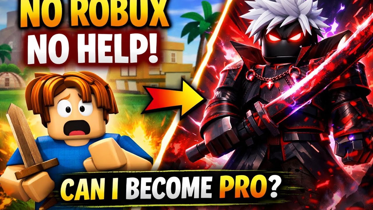 I Started Blox Fruits With NO ROBUX… Can I Become PRO?
