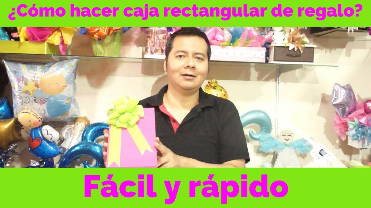 ¿Cómo hacer caja de regalo rectangular? Fácil y rápido
