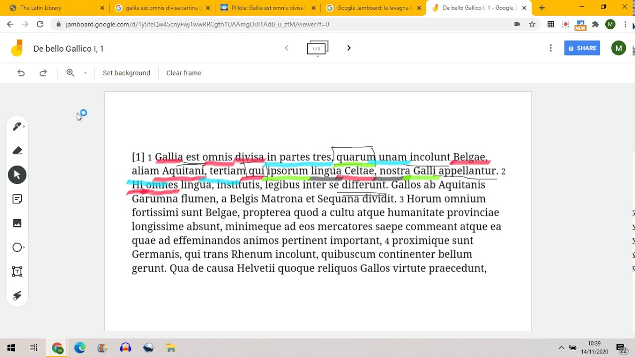 De bello Gallico, I, 1-4: analisi, traduzione e commento