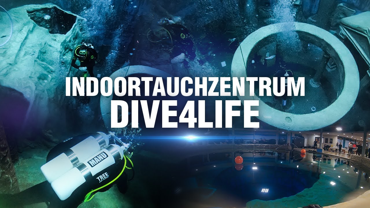 Indoortauchen im DIVE4LIFE Siegburg20 Meter tief/ 3 Ebenen/ Tauchen_mit_manu