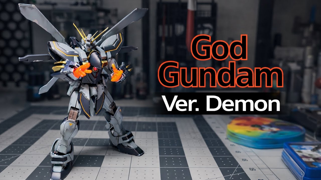 God Gundam (Burning Gundam) Custom Demon Colorway