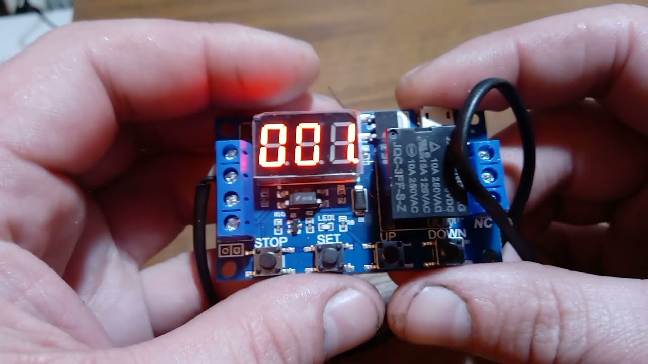 Как настроить и подключить таймер JZ-801 из Китая AliExpress