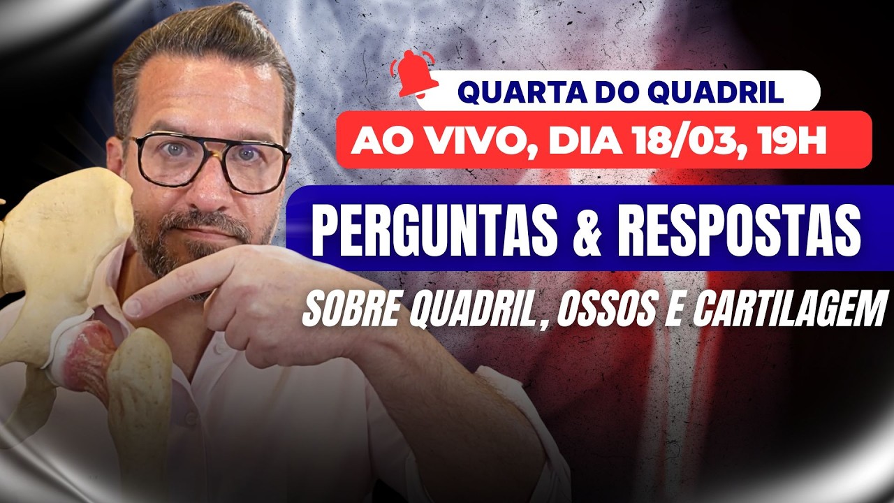 PERGUNTAS E RESPOSTAS SOBRE O SEU QUADRIL E ARTROSE - Quarta do Quadril nº 197 | Dr. David Gusmão