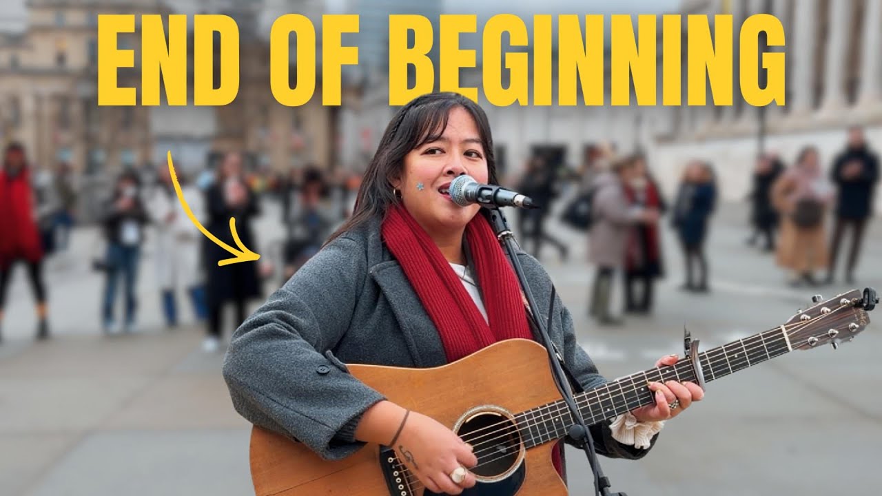 You NEED to Hear This Street Performance Of This VIRAL SONG | End Of Beginning (Djo)