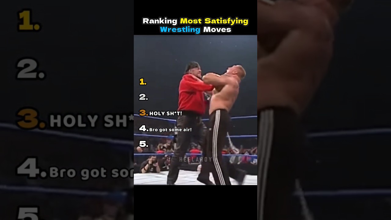 Most Satisfying WWE Moves EVER! 👀