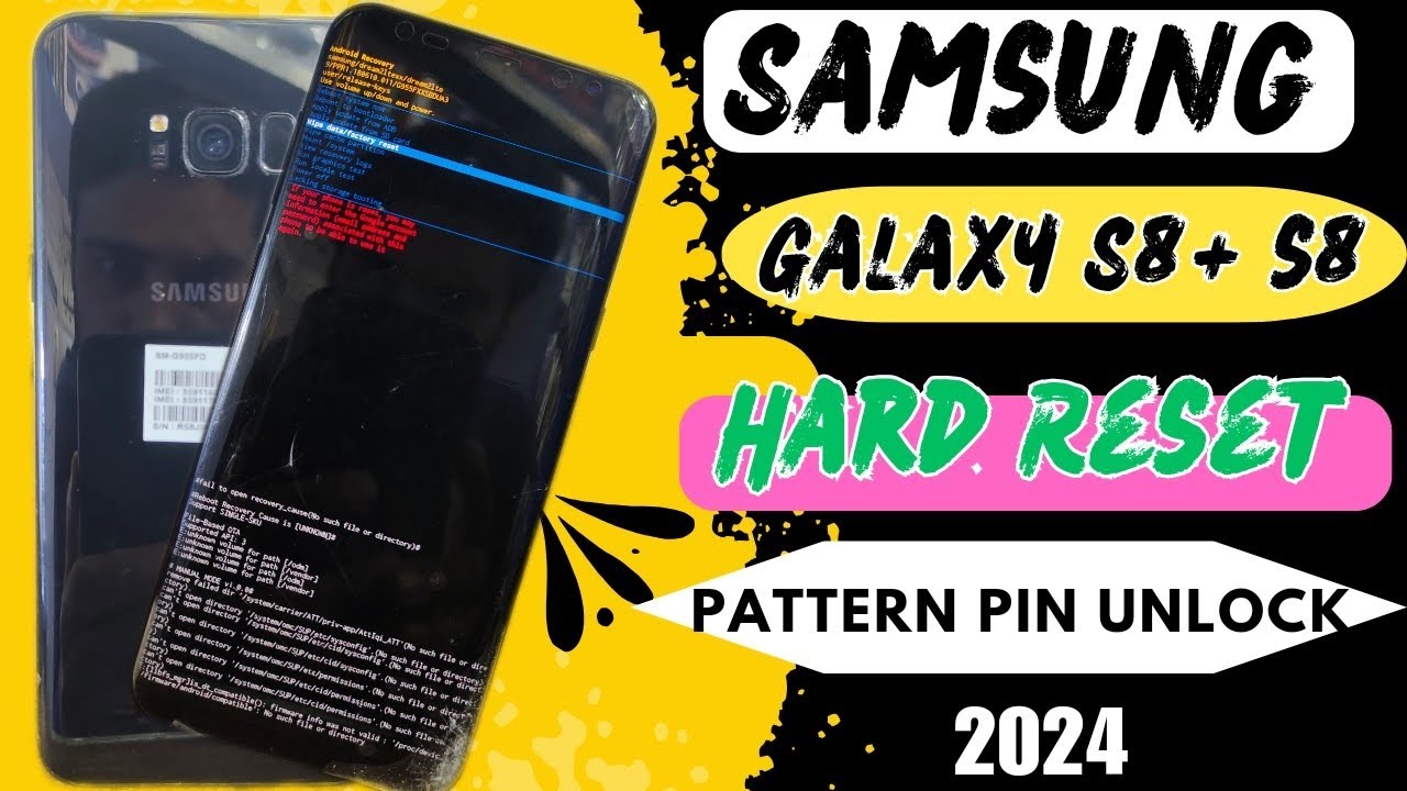 How to Factory Reset Samsung Galaxy S8 Plus S8