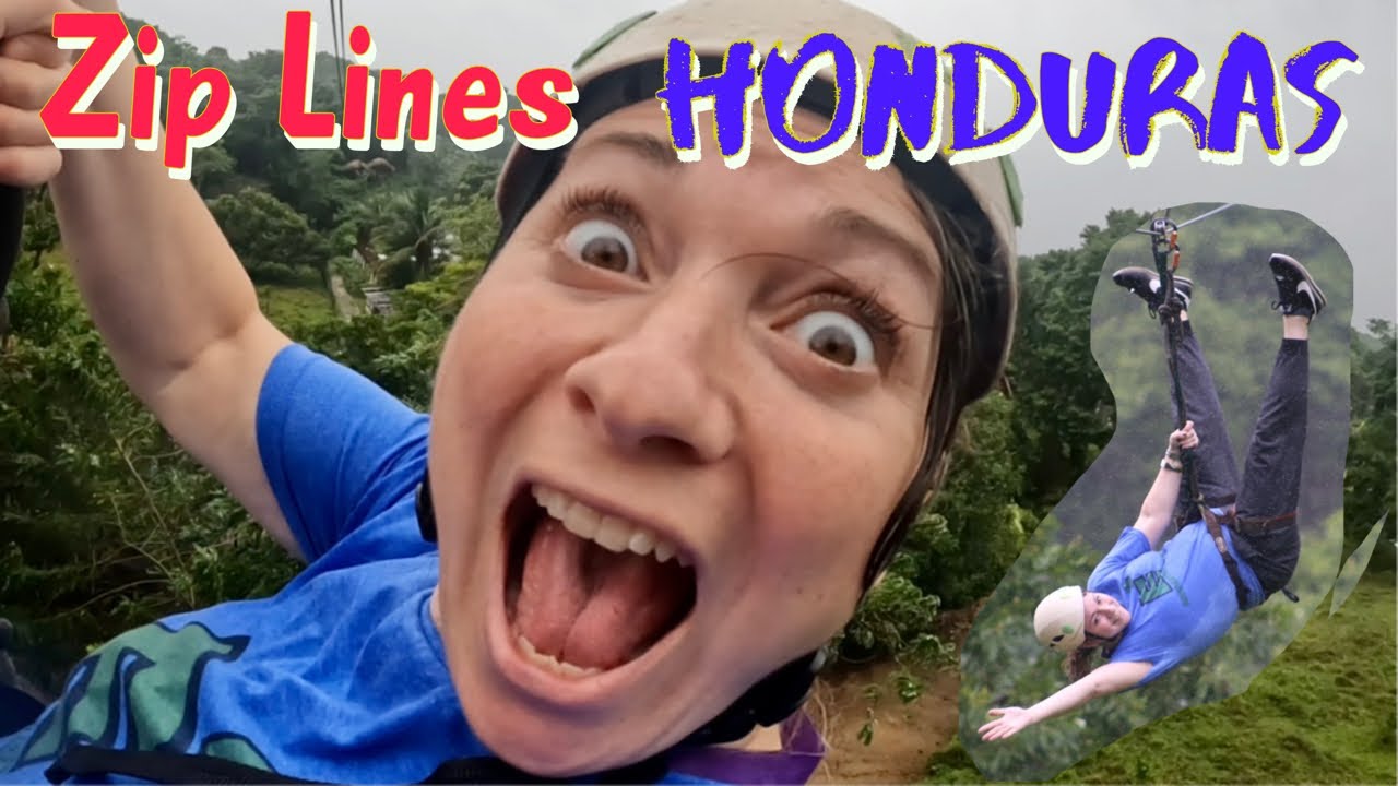 Zip Lines in Roatan, Honduras 🇭🇳