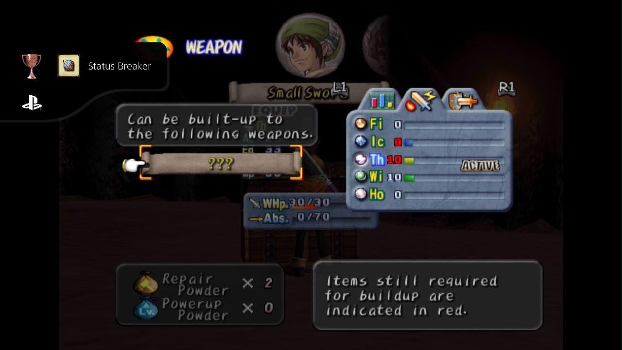 Dark Cloud - Status Breaker