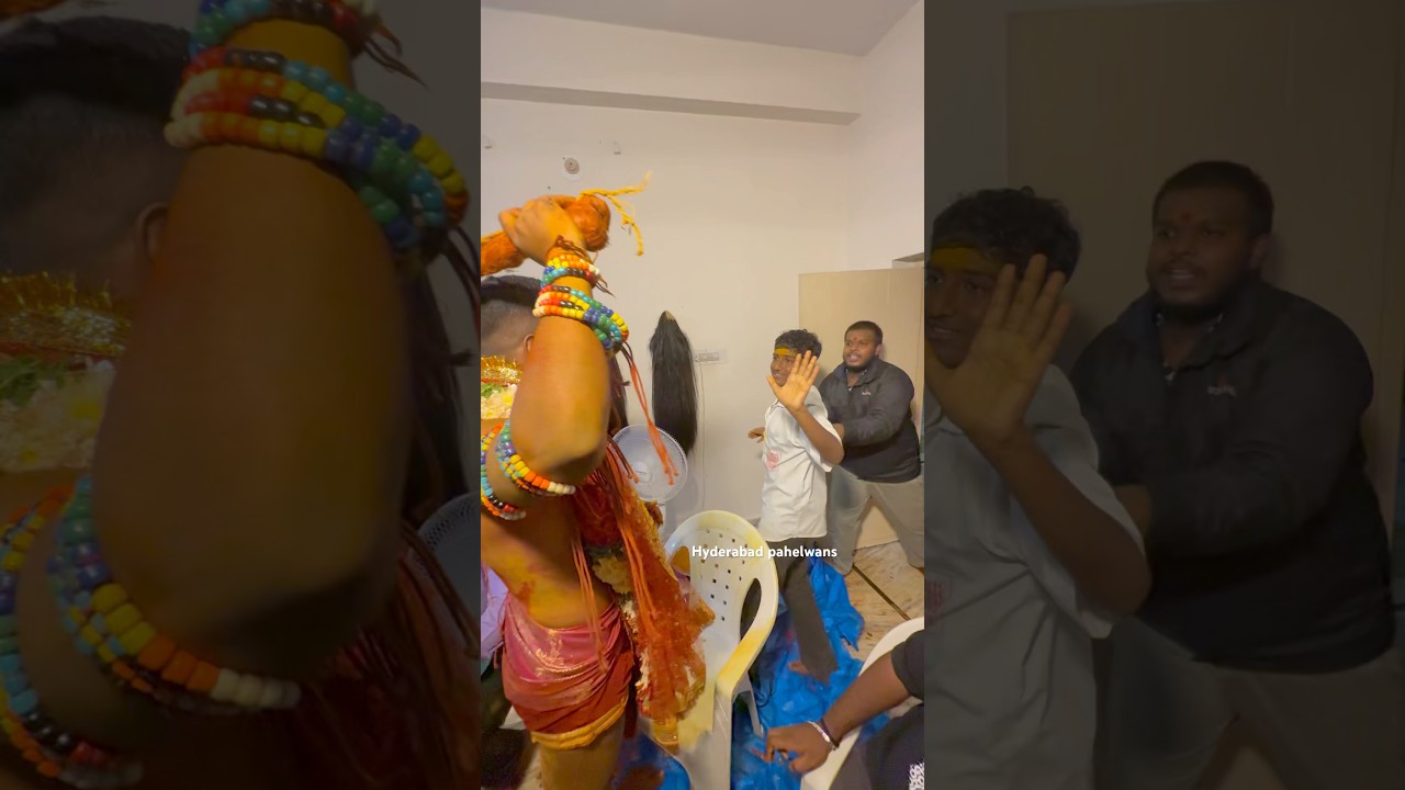 Potharaju beating 🤣🥲 Boduppal Vasu Potharaju beating #bonalu2025 #potharajudance #hyderbadbonalu