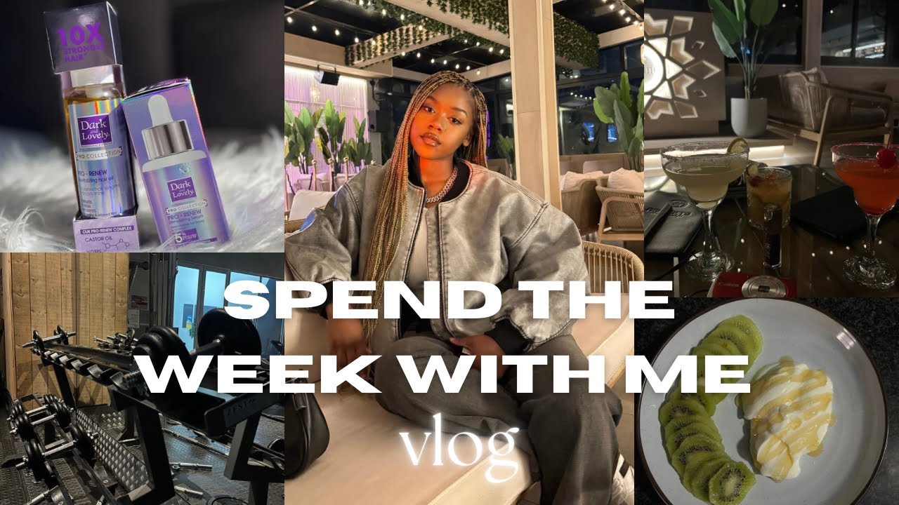 #vlog : a week with me | hair maintenance | going out| gym etc.