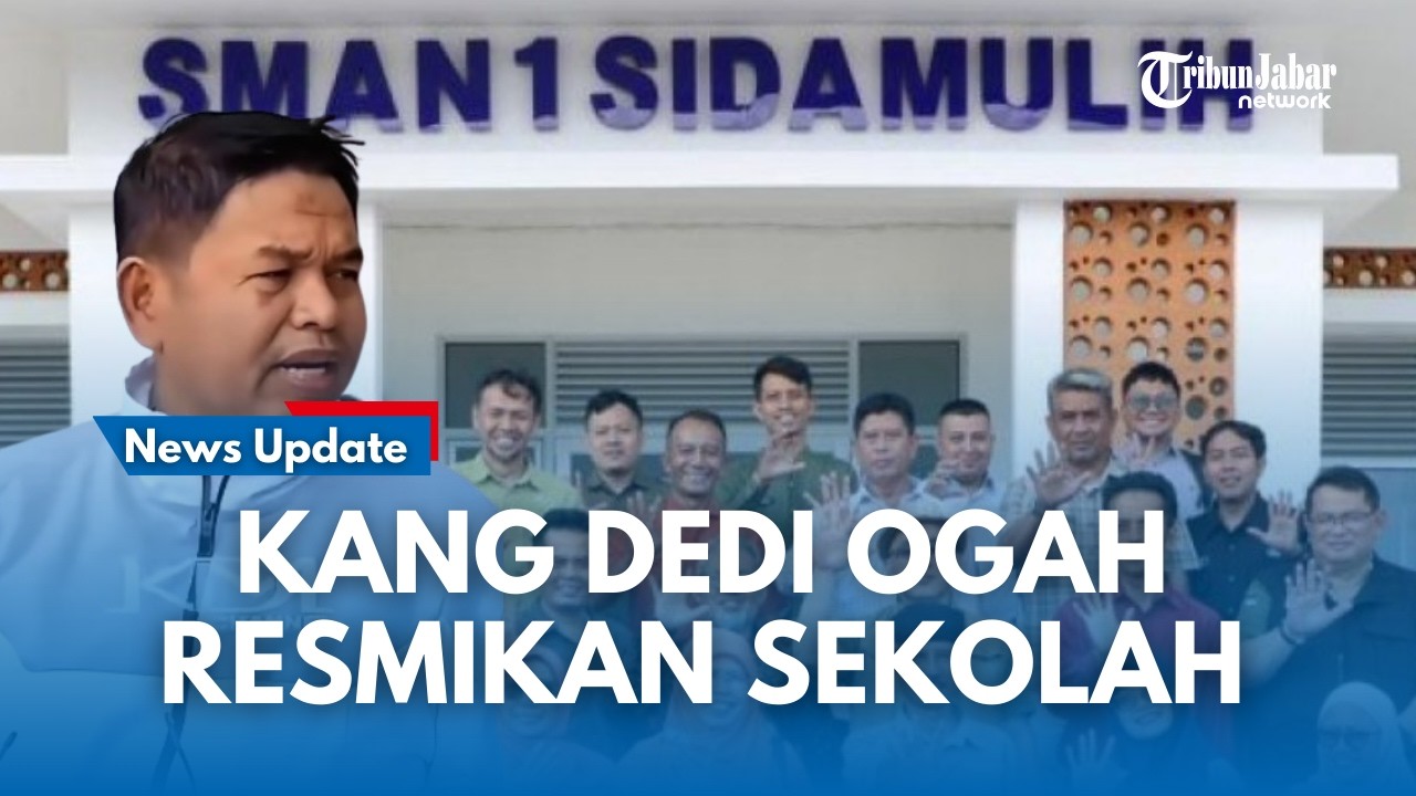 FAKTA DI  BALIK  Penolakan Dedi Mulyadi Resmikan SMAN 1 Sidamulih Pangandaran