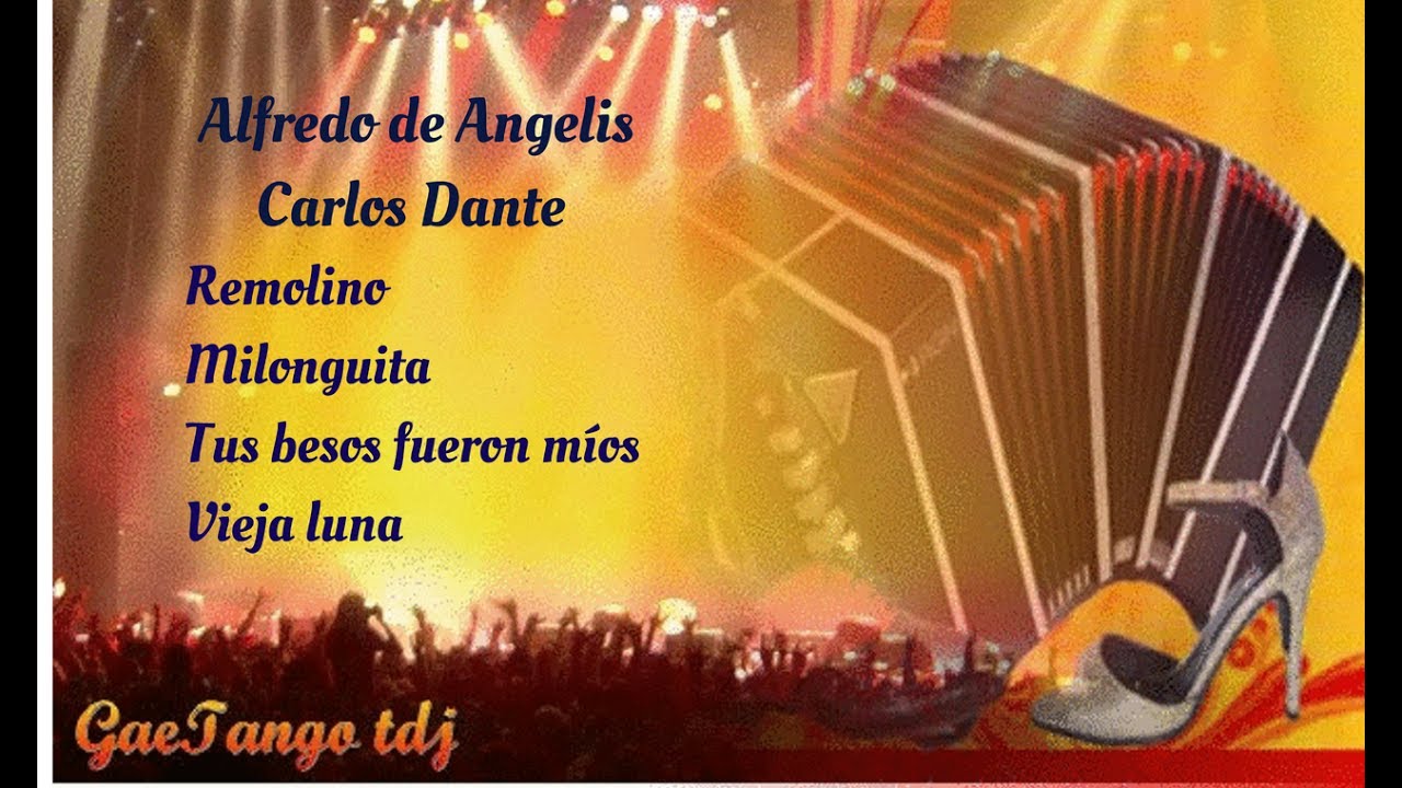 Tanda di tango Alfredo de Angelis Carlos Dante  1952 53