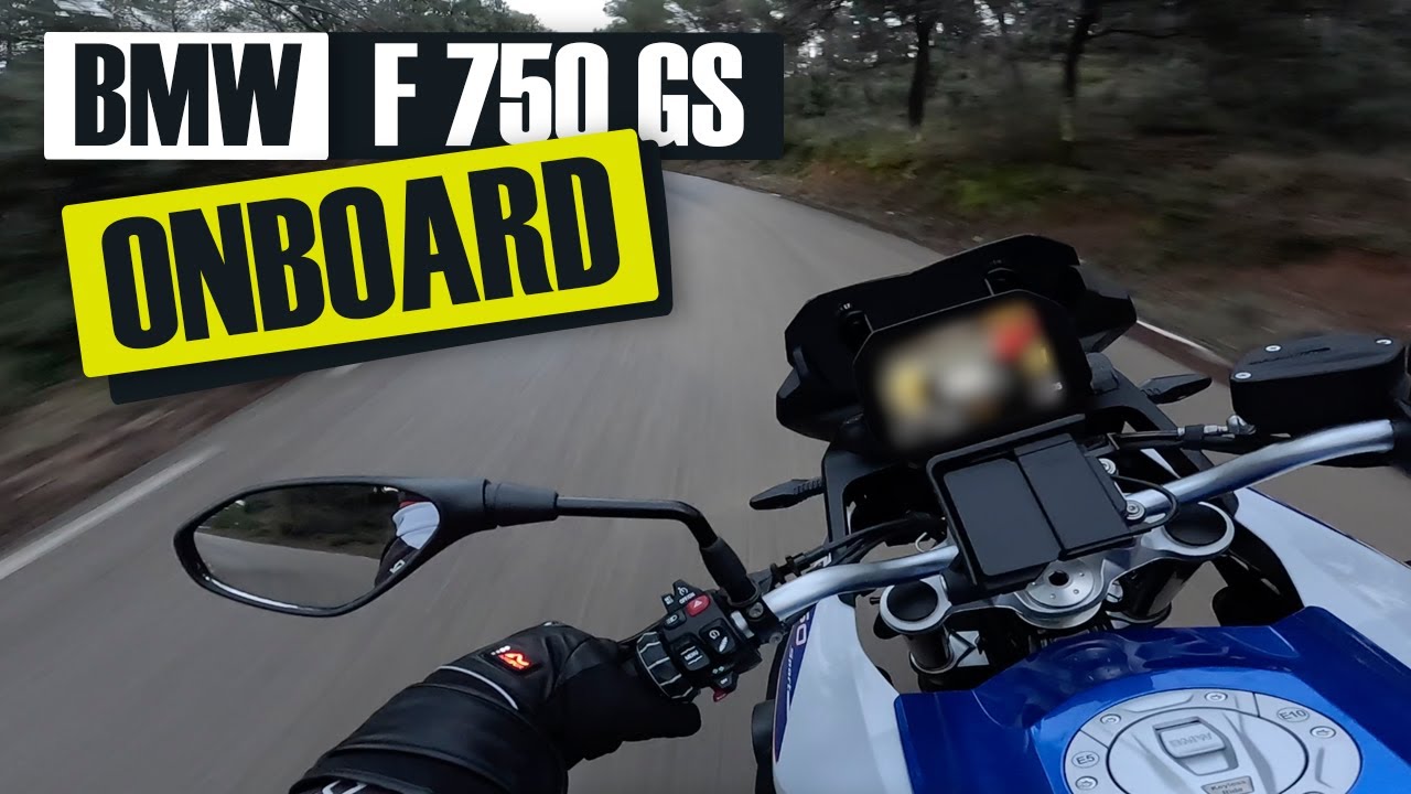 BMW F 750 GS ✊ Onboard 🔈🔥 Engine Sound Only