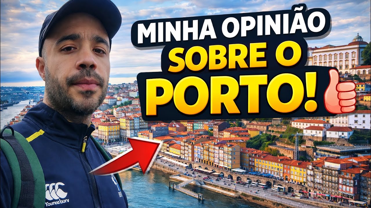 COMO &Eacute; A CIDADE DO PORTO? 🇵🇹 Minha opini&atilde;o real sobre Porto Portugal
