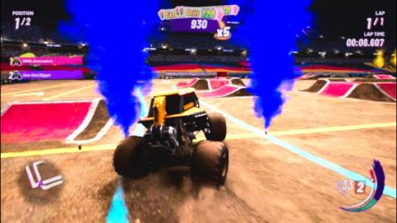 Monster Jam ShowDown: JCB DIGatron Gameplay