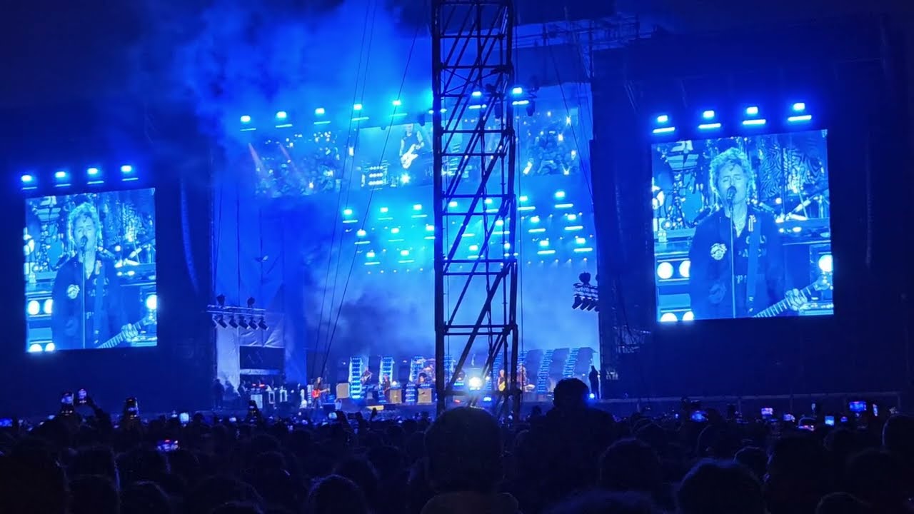 Green Day - Wake me up when september ends. Santiago, Chile. 30 Agosto 2025.