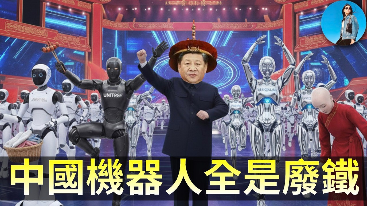 拍習近平“賽博馬屁”，春晚四家機器人燒掉四個億！宇樹科技啥時候倒閉？撕開國產機器人“遙遙領先”的遮羞布！｜小翠時政財經 20260218#833
