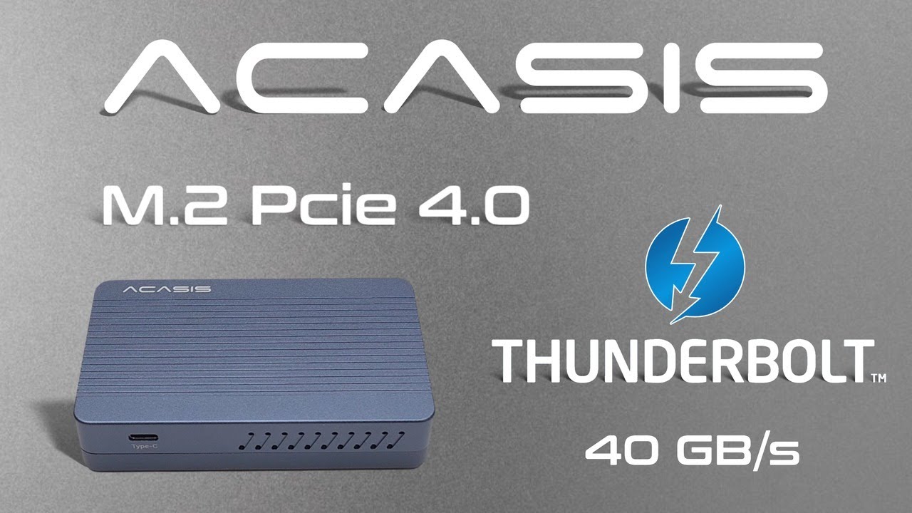 Обзор корпуса ACASIS TBU405 Plus SSD Thunderbolt 40 Гбит/с