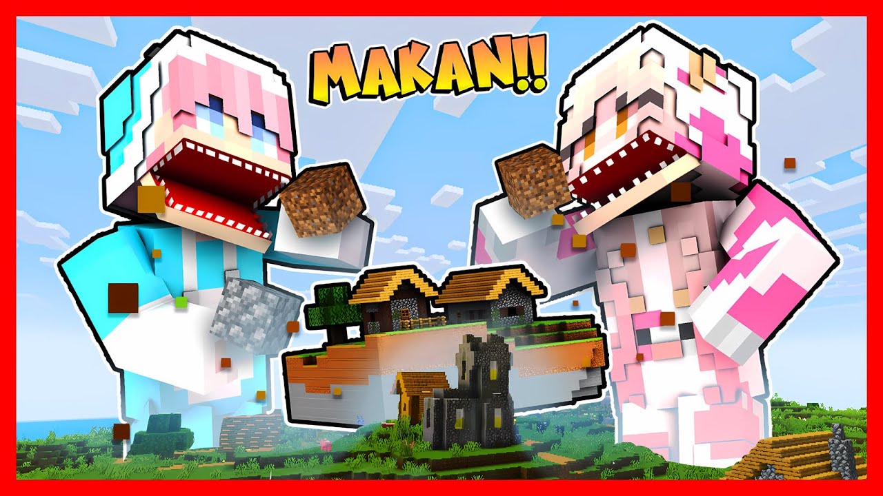 ATUN & MOMON BISA MAKAN SEGALANYA !! Feat @MOMON Minecraft