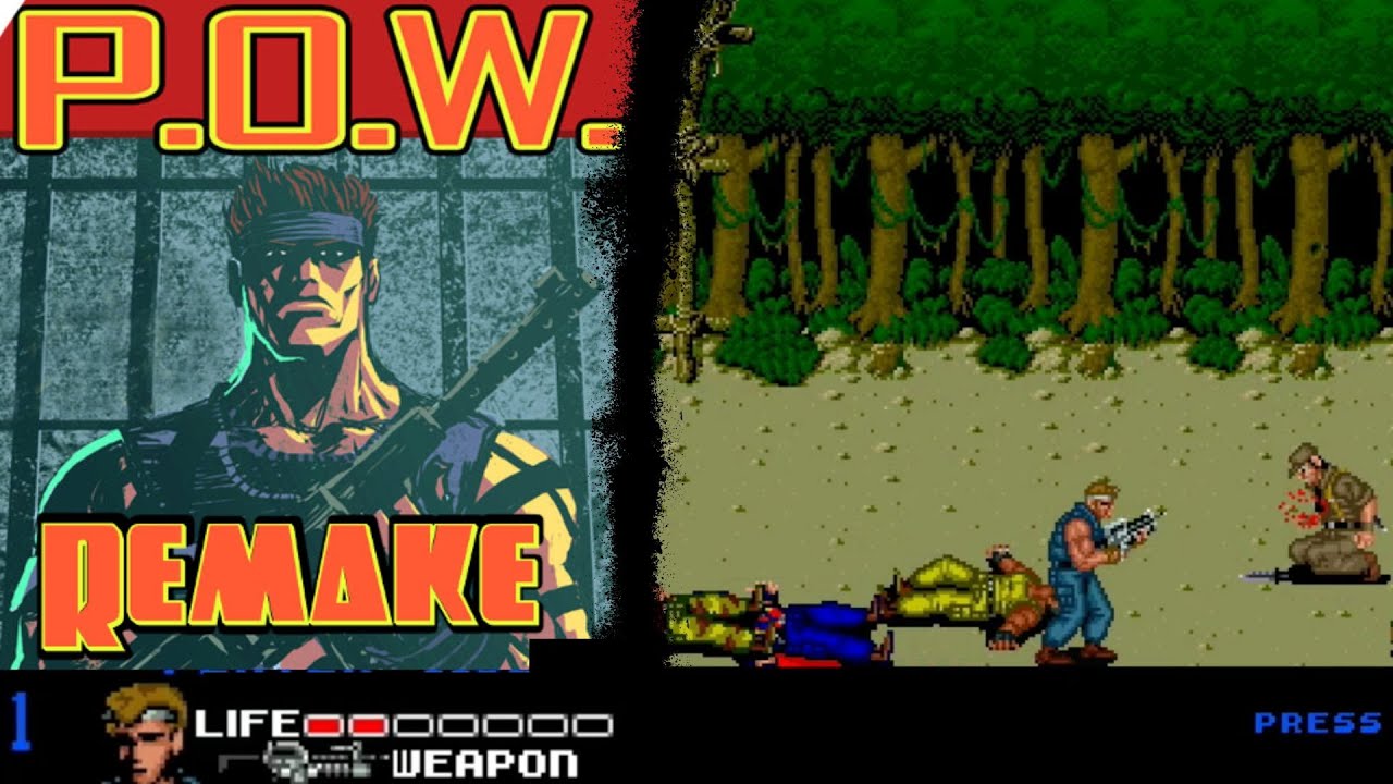 ✅Pow remake [OpenBOR] openborgames - fangames - Beat 'em up