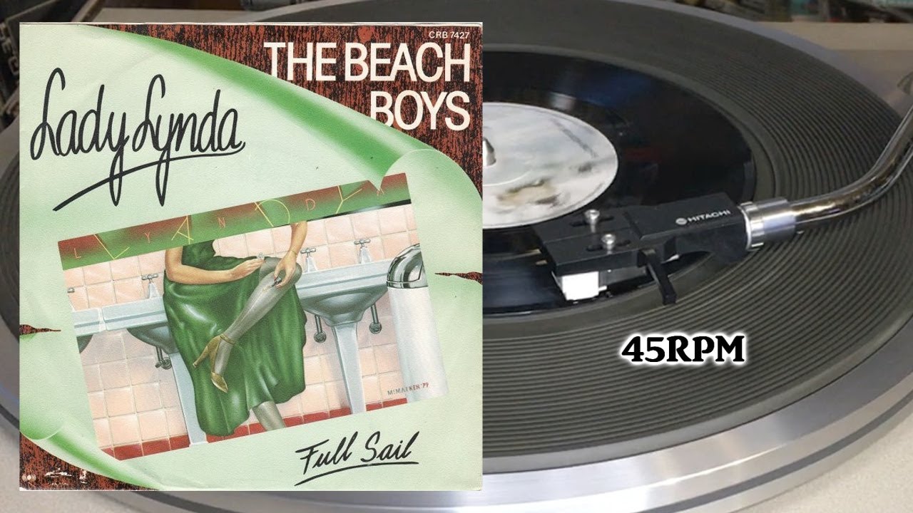 The Beach Boys - Lady Lynda, 1979, Caribou Records - S CRB 7427, Vinyl, 7