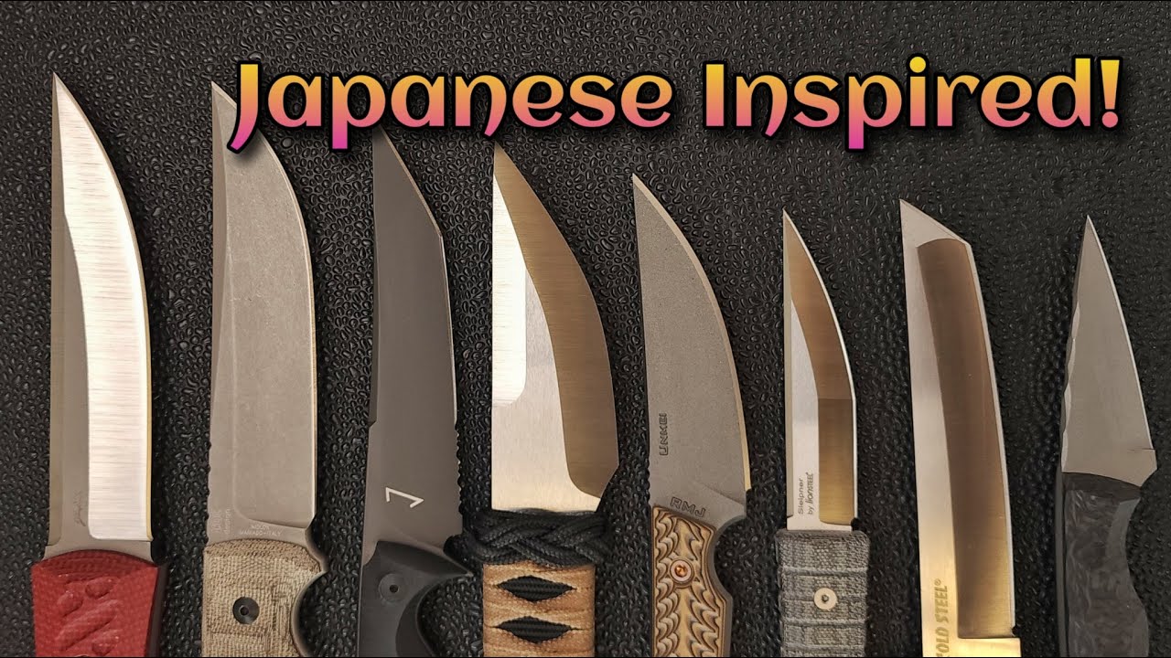Collection Vid: Japanese Inspired Fixed Blades!  Tanto? Kwaiken?  Kiridashi! Check 'em Out