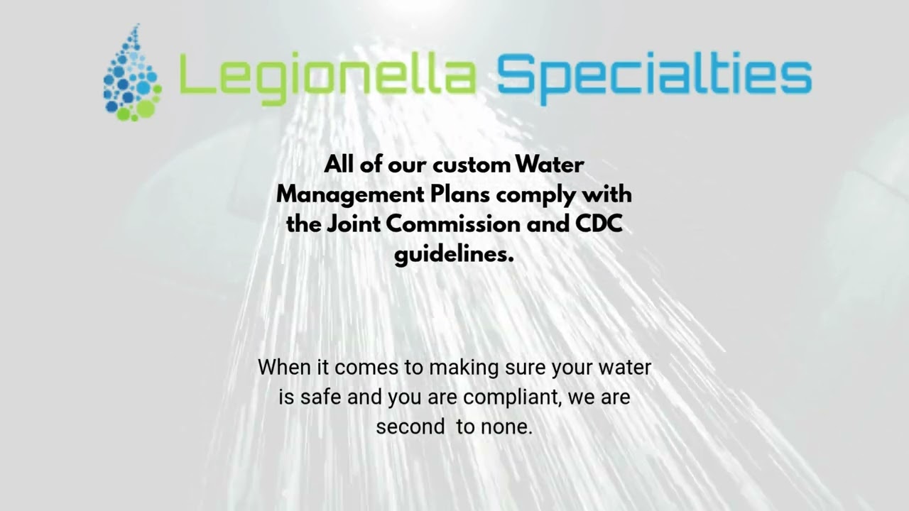 CDC legionella consultant recommendations and how we stack up.