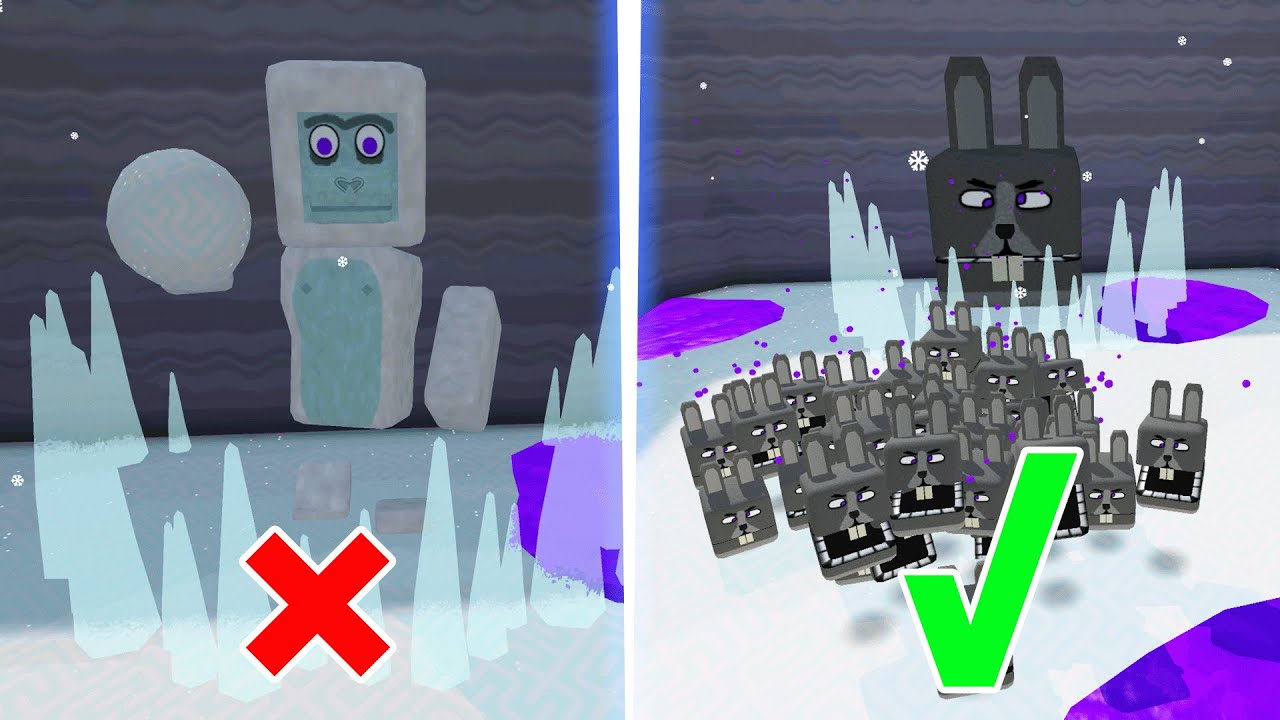 Mega Snow Rabbit Fight - Super Bear Adventure Gameplay Walkthrough
