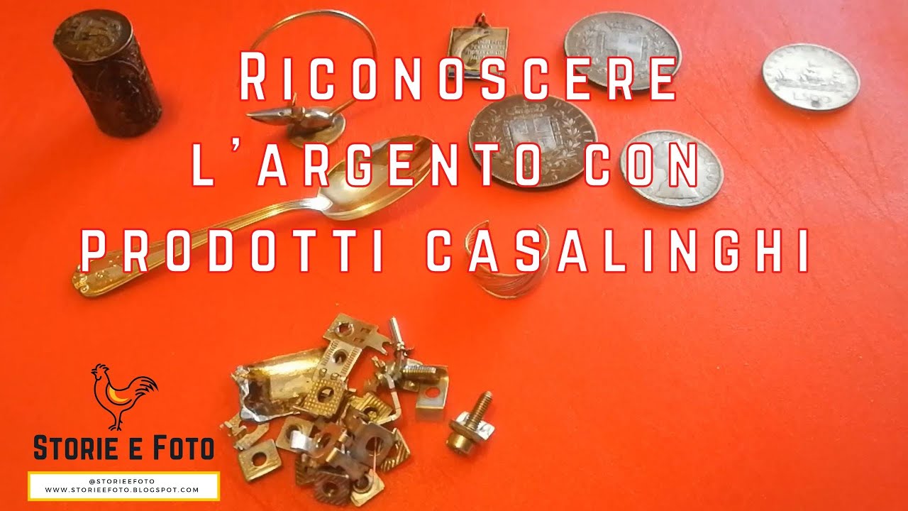 79 --- Come testare l'argento con prodotti casalinghi - How to test silver at home
