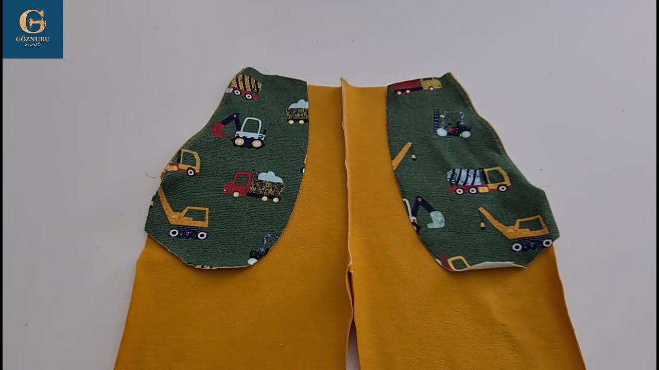 Как выкроить и сшить детские спортивные штаны с карманами /Проект Easy Sewing