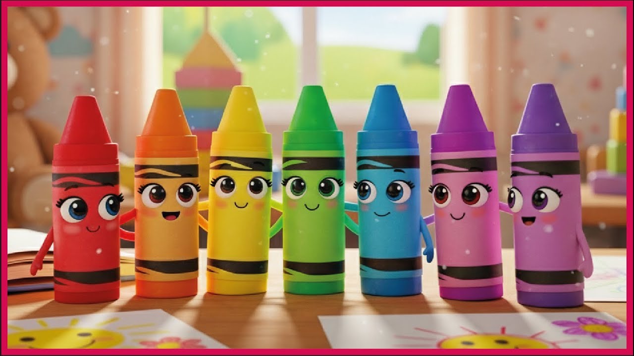 LOS COLORES : Aprendo Cantando, Canción Infantil.