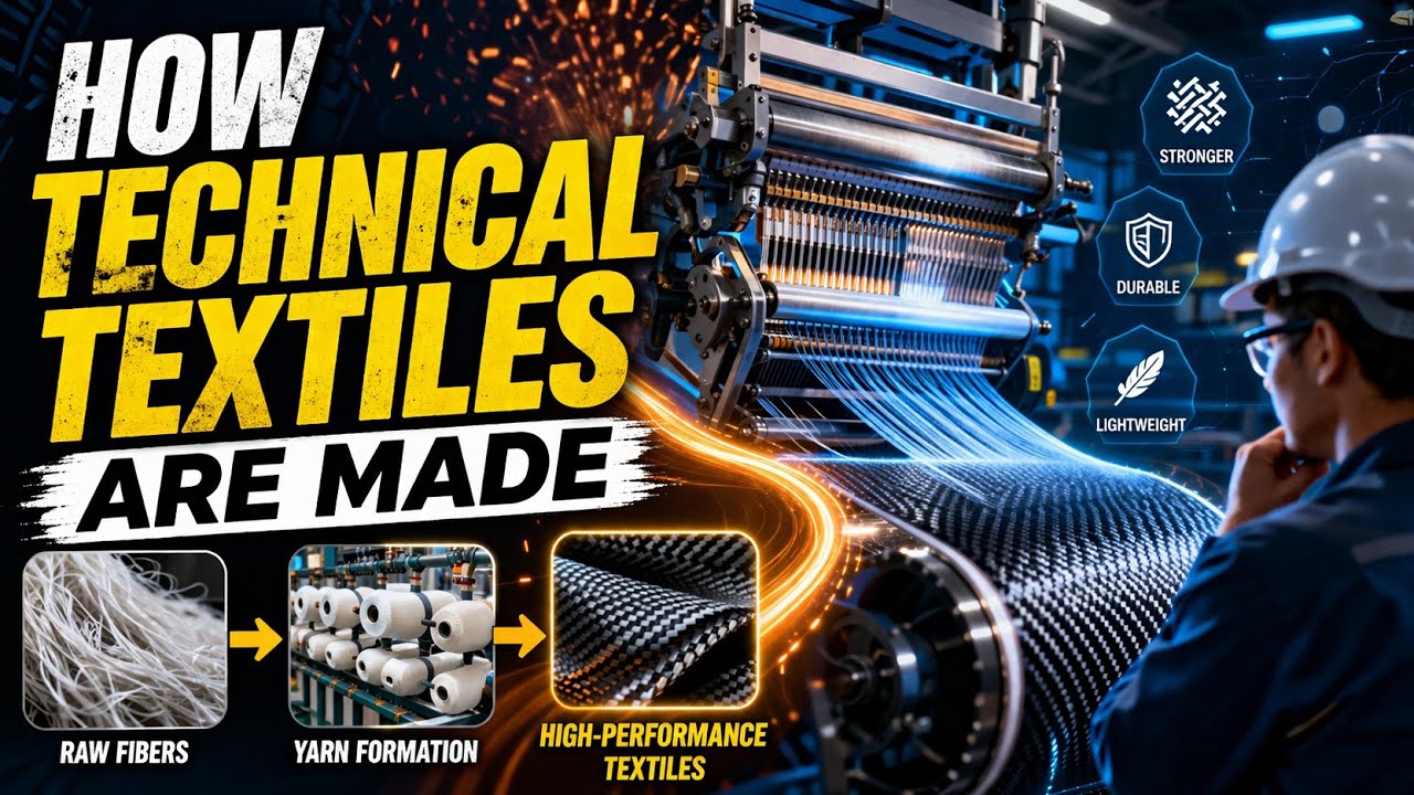How Technical Textiles Are Made (From Fiber to High-Tech Fabric)