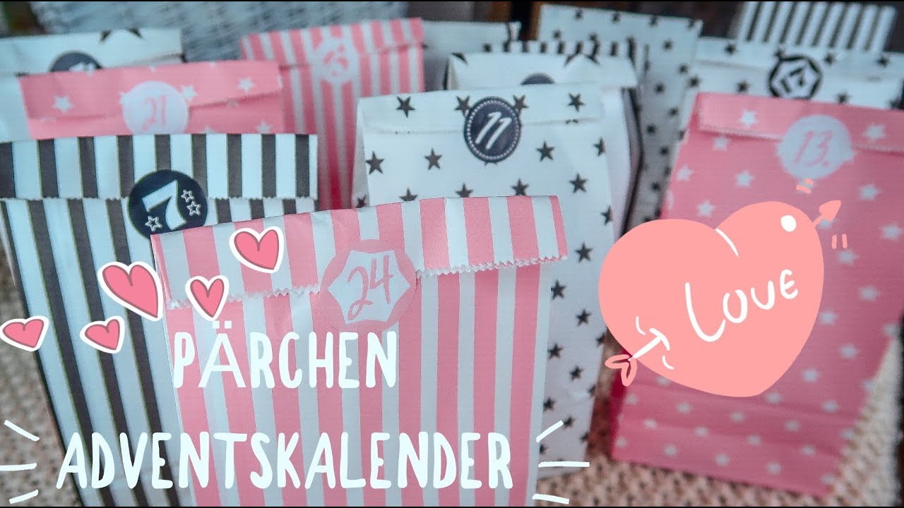 DIY PÄRCHEN/FREUNDE Adventskalender. Schnell & einfach selbstgemacht + Ideen zum Befüllen