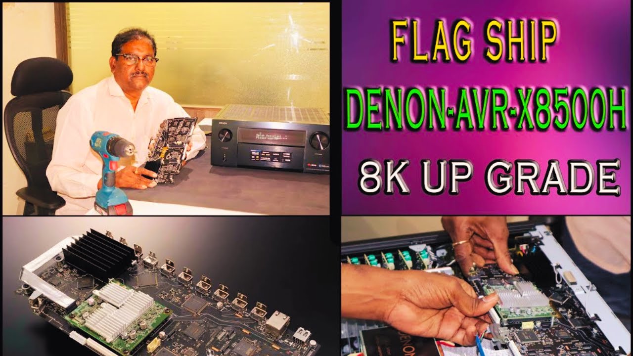 Обновление 13.2-канального AV-ресивера Denon AVR-X8500HA до 8K