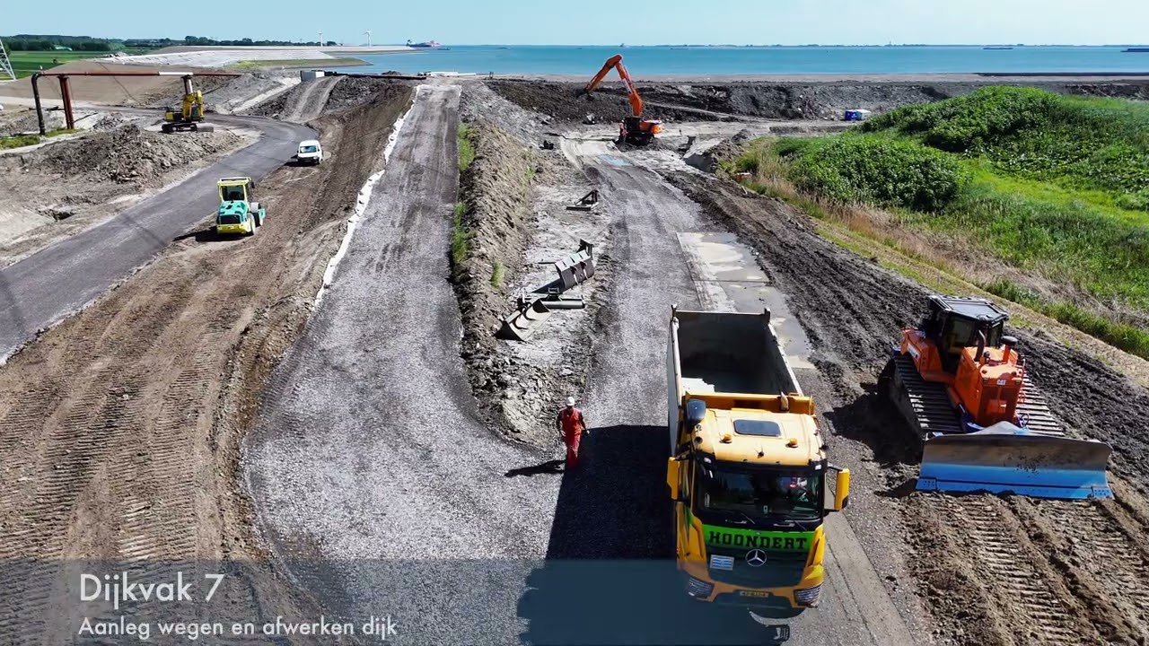 Dijkversterking Hansweert - voortgangsvideo mei-juni 2025