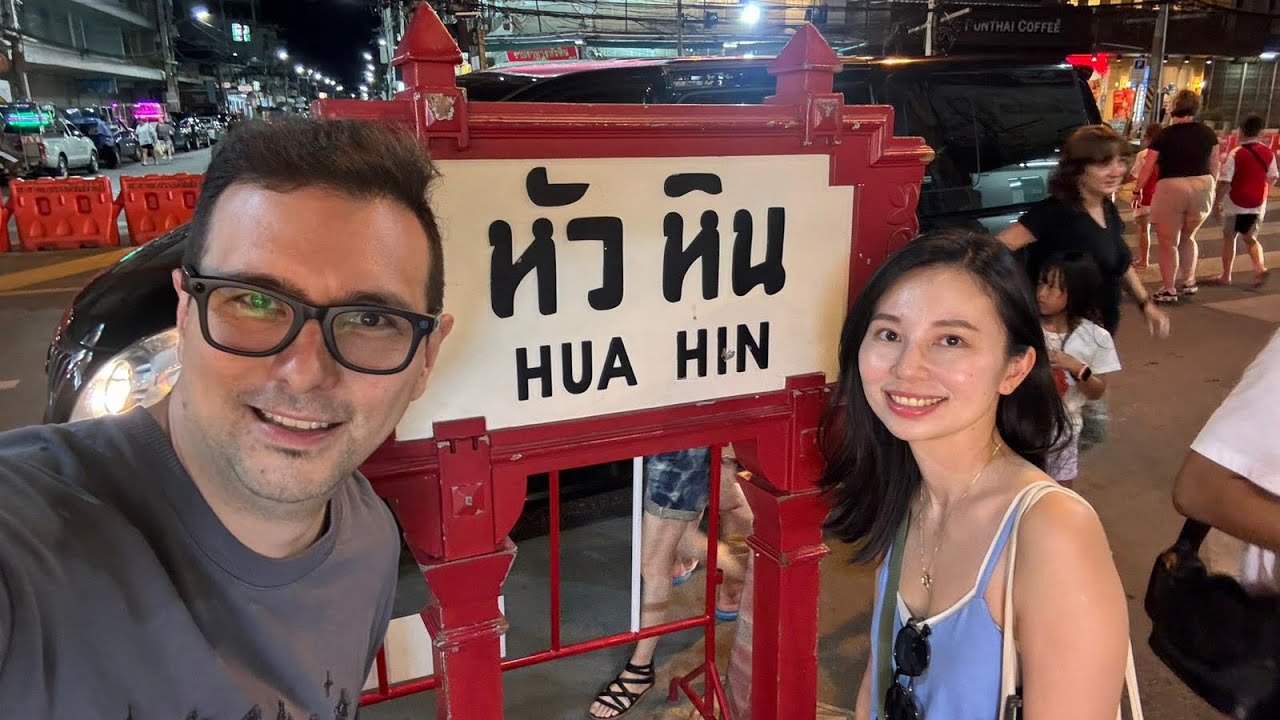 華欣夜市比我想像中還乾淨！一定要來這吃海鮮真的很便宜又新鮮🦞一個人一餐吃不到300泰銖！！｜Hua Hin Night Market
