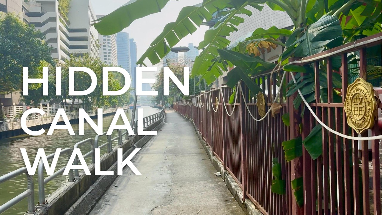 Bangkok Canal Walk | Hidden Khlong Path 4K