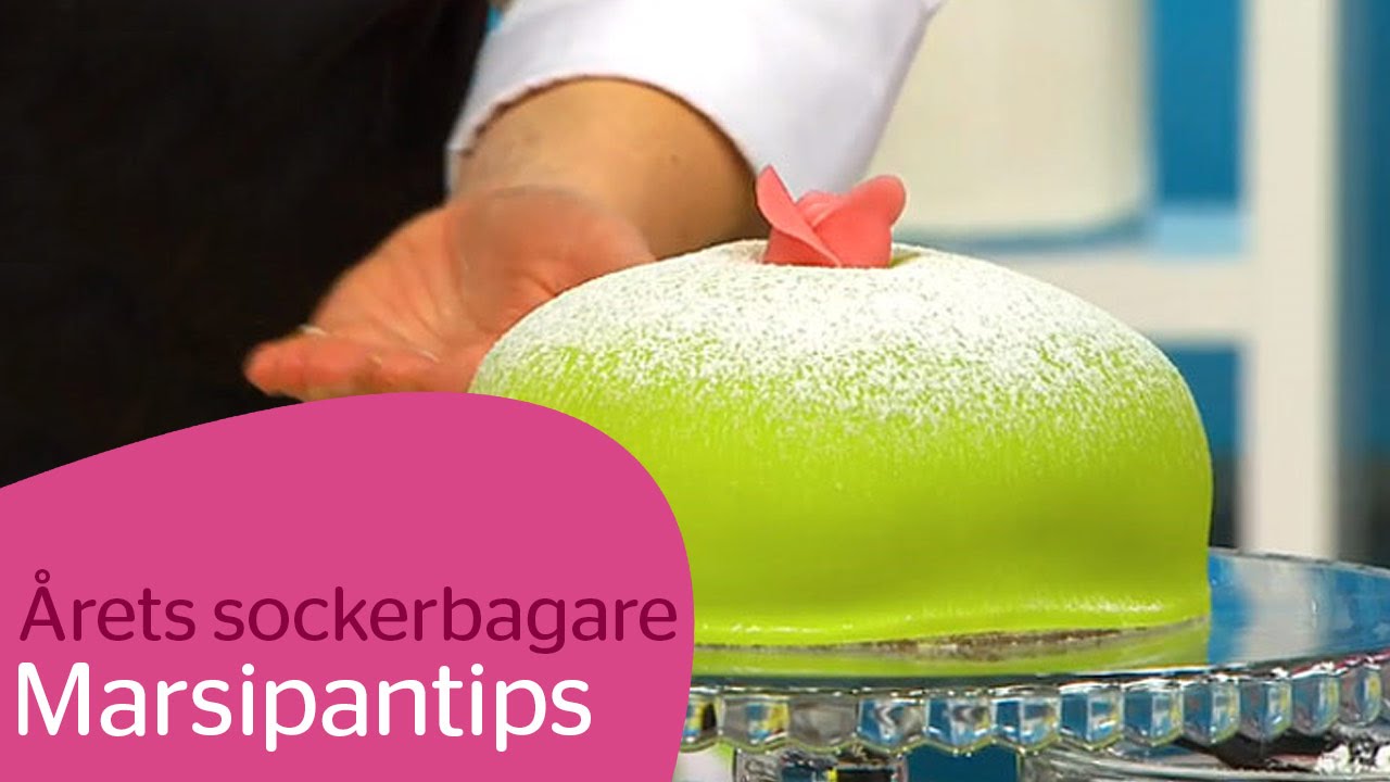 Marsipan på prinsesstårta - Hur gör man?