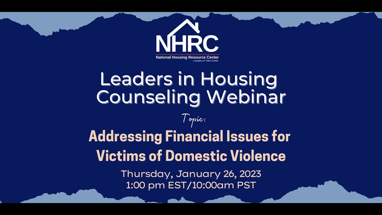 Addressing Financial Issues for Victims of Domestic Violence