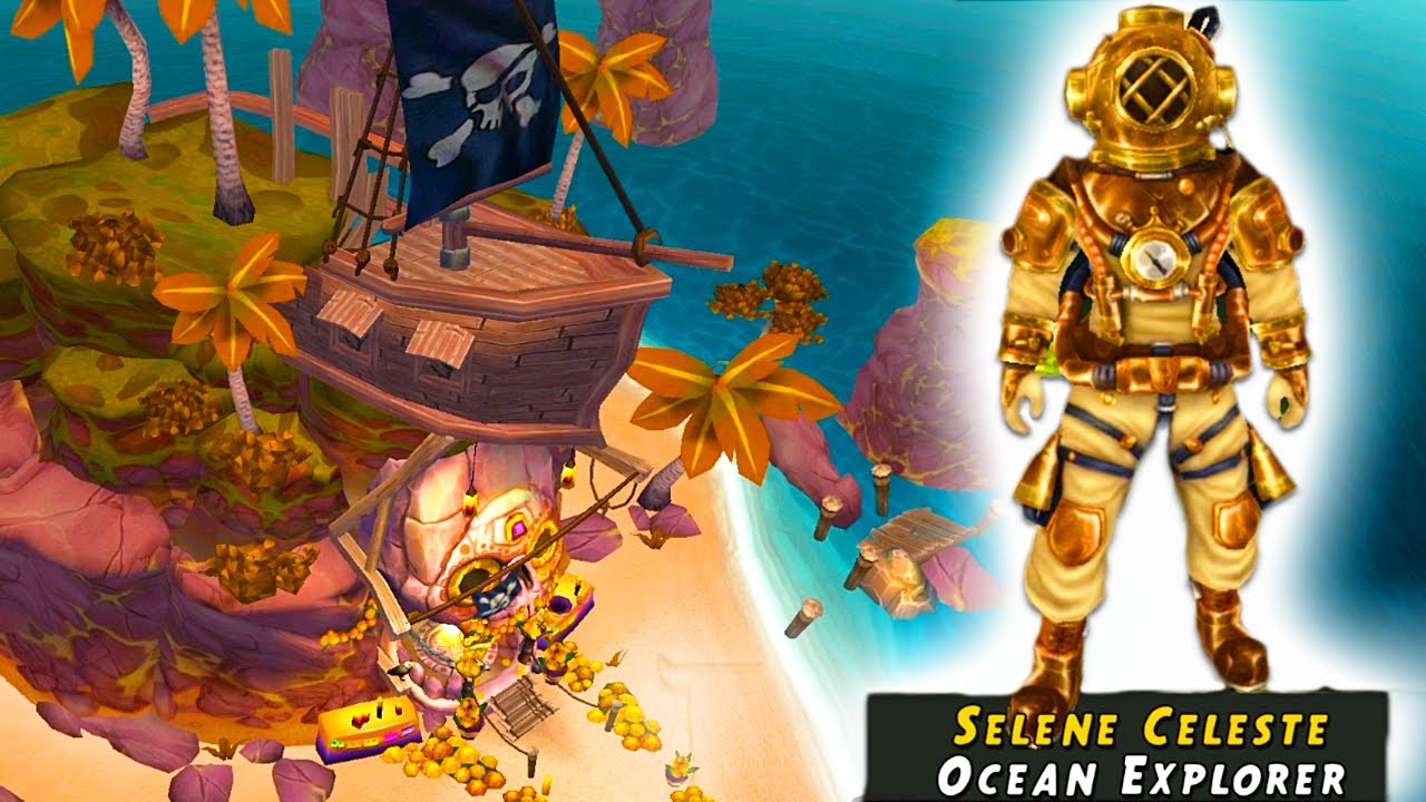 Ocean Explorer Selene Celeste Unlocked ! Temple run 2 Spirits Cove