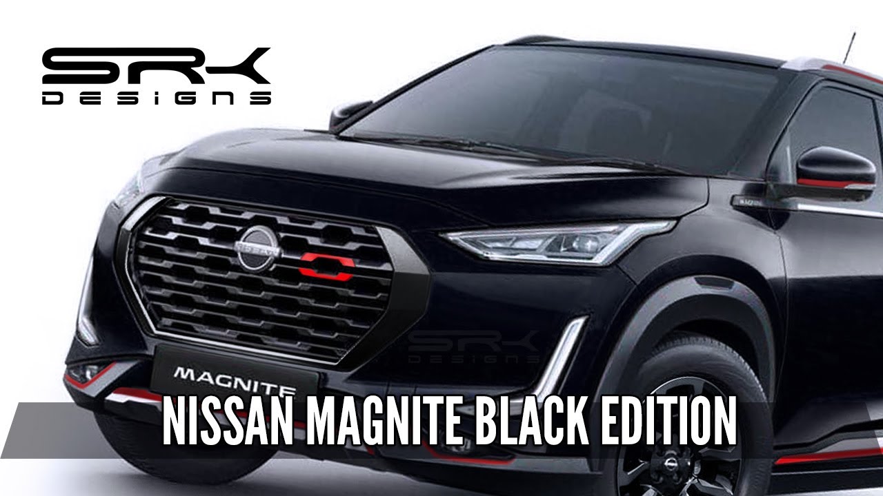 Nissan Magnite Black Edition - Photoshop Car Rendering | SRK Designs