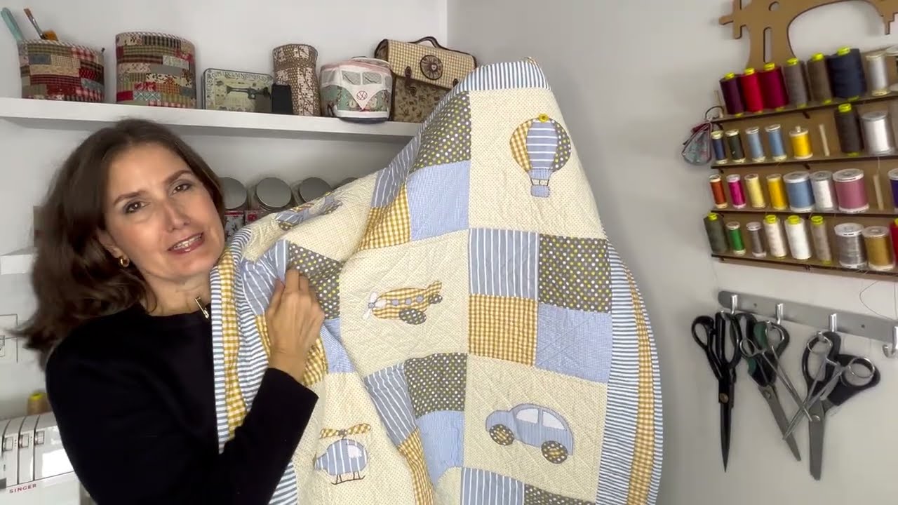 Colcha Infantil Patchwork. Patrones gratuitos