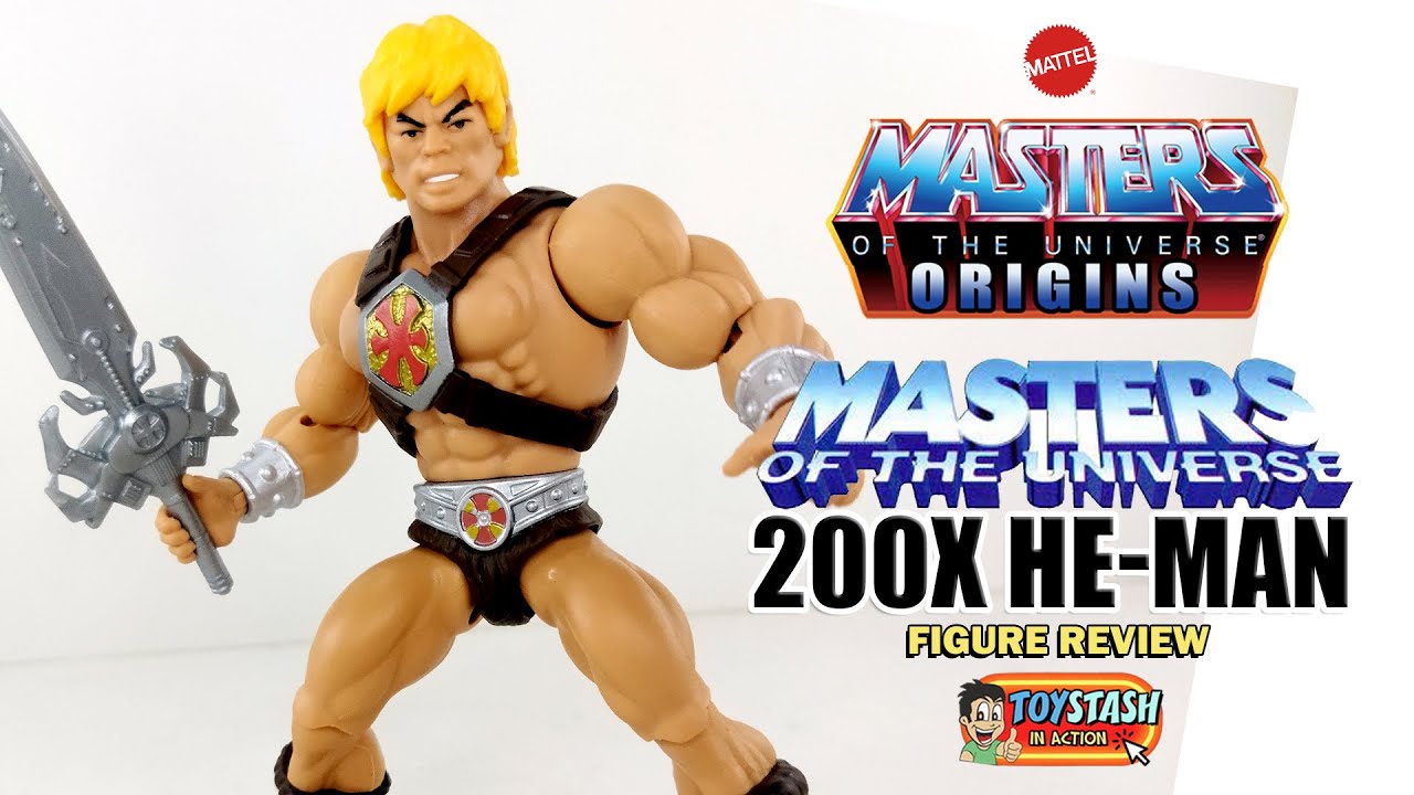 40th Anniversary MOTU Origins 200X HE-MAN Figure Review!