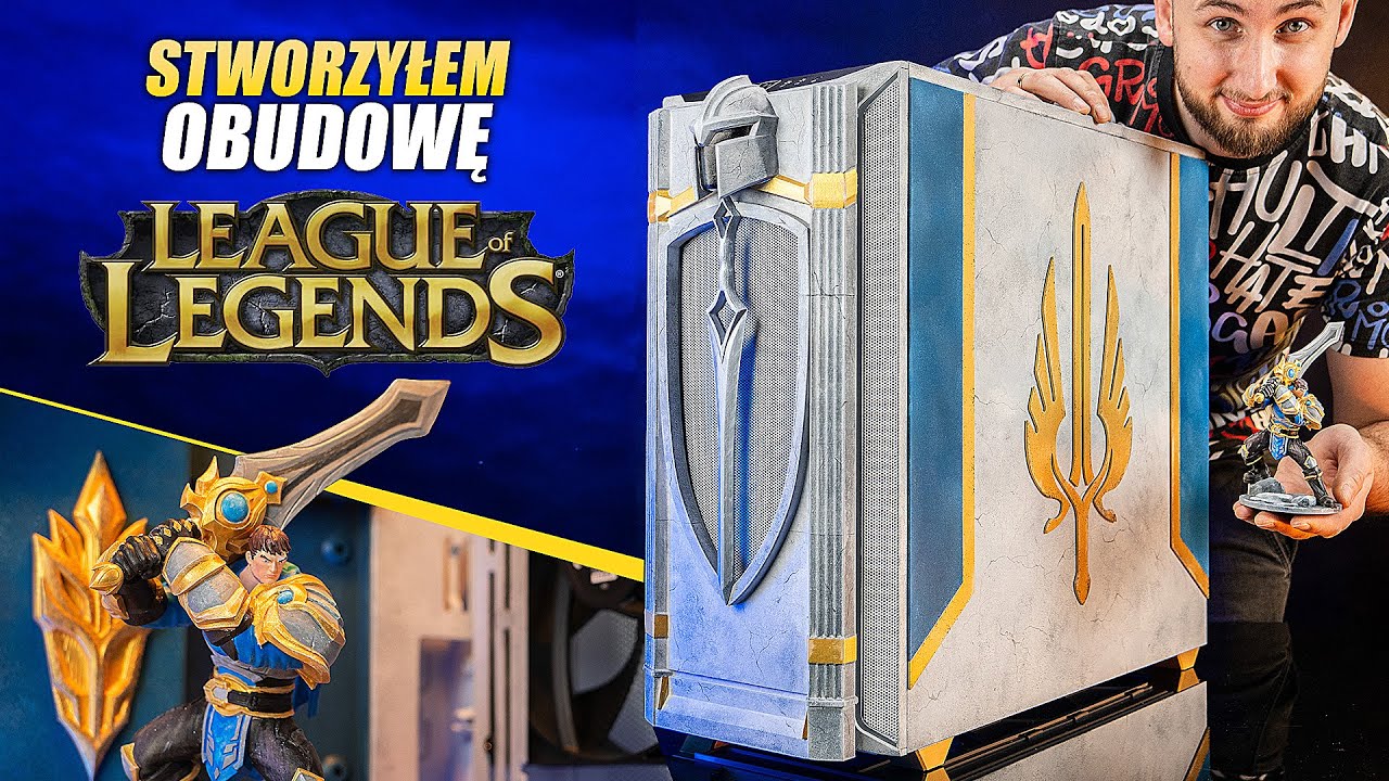 Zrobiłem customową obudowę dla fanów League of Legends! - LOL Demacia