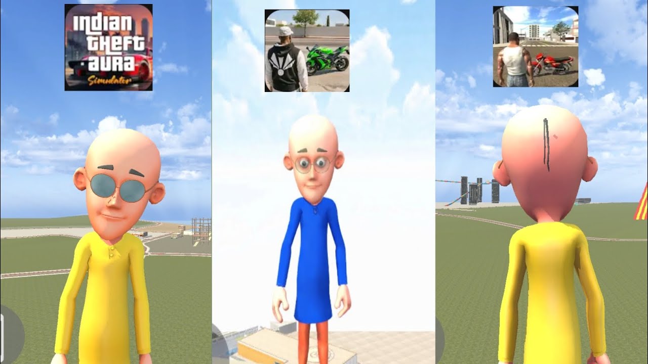 Patlu jumping from highest building in all indian GTA games 😲